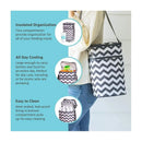 J.L. Childress - 6 Bottle Cooler, Grey Chevron Image 5