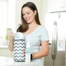 J.L. Childress - All Bottle Cooler, Grey Chevron Image 2