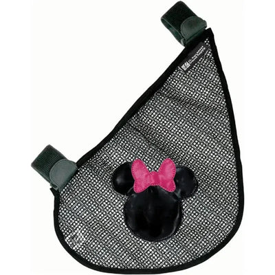 Disney Baby Side Sling Stroller Cargo Net featuring a Minnie Mouse design, suitable for stroller organization and storage.