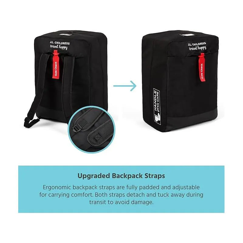 J.L. Childress - Elite Travel Bag For Doona, Padded, Black Image 3