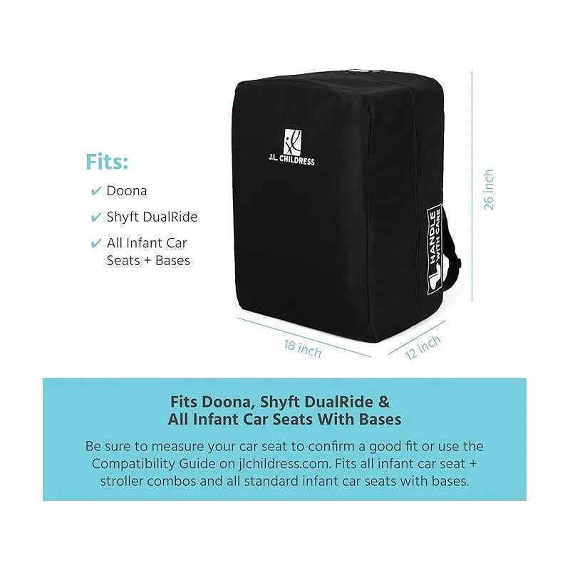 doona infant car seat stroller travel bag J.L. Childress Elite Travel Bag for Infant Car Seat & Stroller Combo