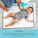 J.L. Childress - Healthy Habits, Baby Changing Pad BUNDLE, Extra-Large, Grey Image 4