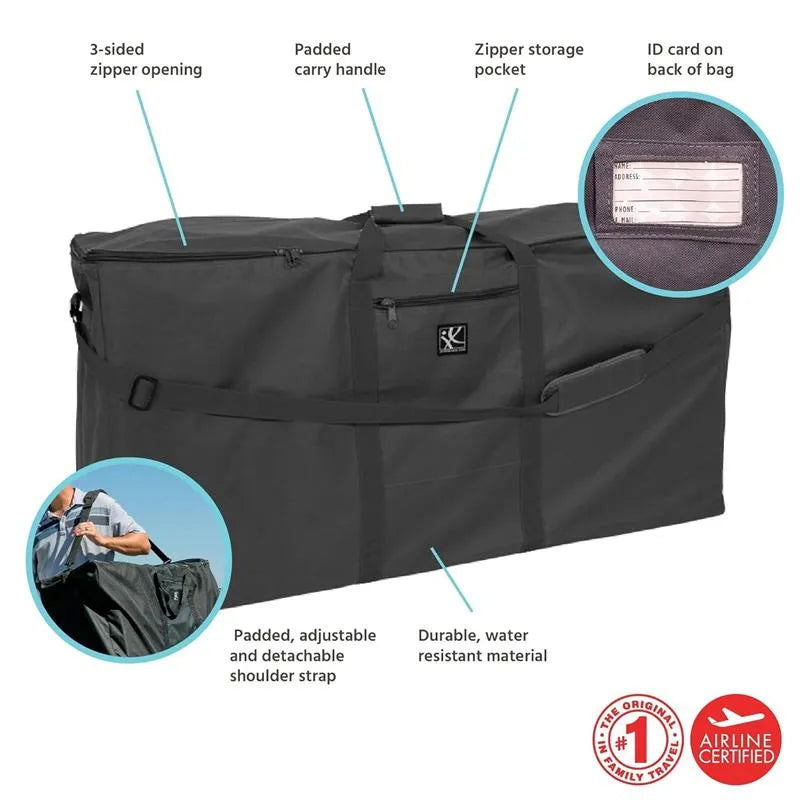 padded double stroller travel bag J.L. Childress Standard & Dual Stroller Travel Bag