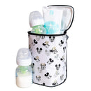 J.L. Childress Twocool Double Bottle Cooler With ice pack, Mickey Minnie White Image 2