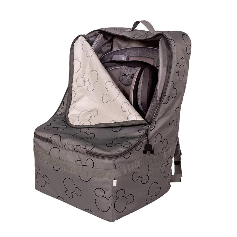 J.L. Childress - Ultimate Backpack Car Seat Travel Bag, Mickey Grey Image 1