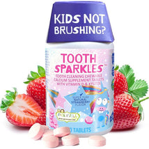Jack N' Jill - Tooth Sparkles - Tooth Cleaning Chews With Vitamin D & Calcium Image 1