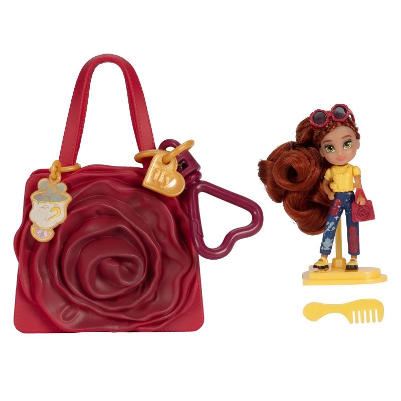 Jakks - Disney Ily Tote-ILY-Teenies 2.25 inch Tall Belle Inspired Doll with Matching Purse  Image 2