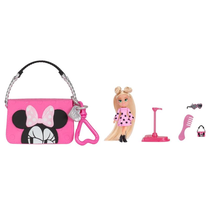 Jakks - Disney Ily Tote-ILY-Teenies 2.25 inch Tall Minnie Inspired Doll with Matching Purse Image 3