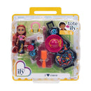 Jakks Disney Tote-Ily Teenies toy set featuring a doll, musical instruments, and accessories themed around Coco.
