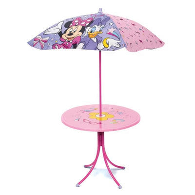 Jakks Minnie Mouse Patio Table & Umbrella Image 1
