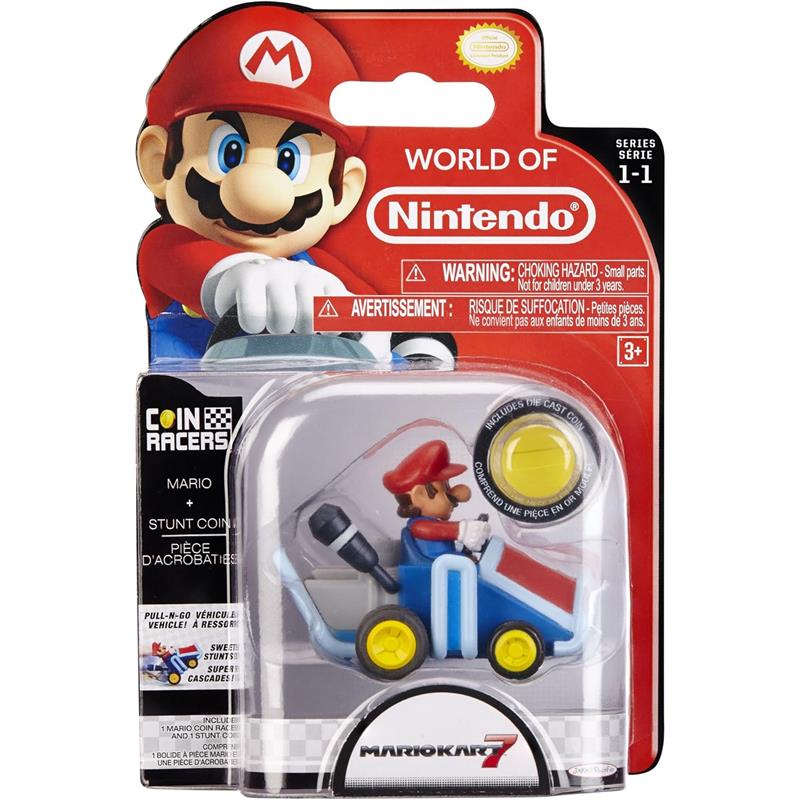Jakks - Nintendo Super Mario Coin Racers Wave 1, Mario Image 3