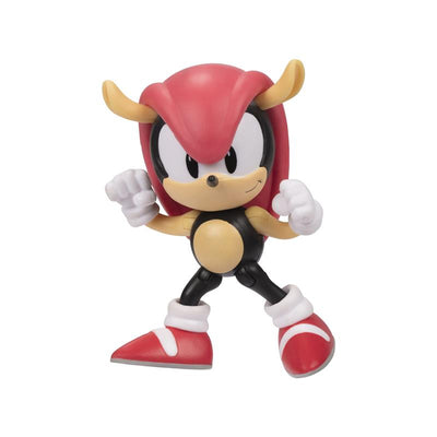 Mighty figure from Jakks Sonic 2.5In Figures Assortment Wave 13, posed with fists clenched and wearing red shoes.