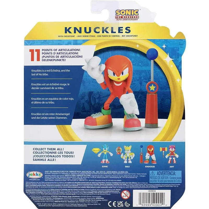 Jakks - Sonic 4In Articulated Figure Knucles With Accessory Wave 6 Image 3