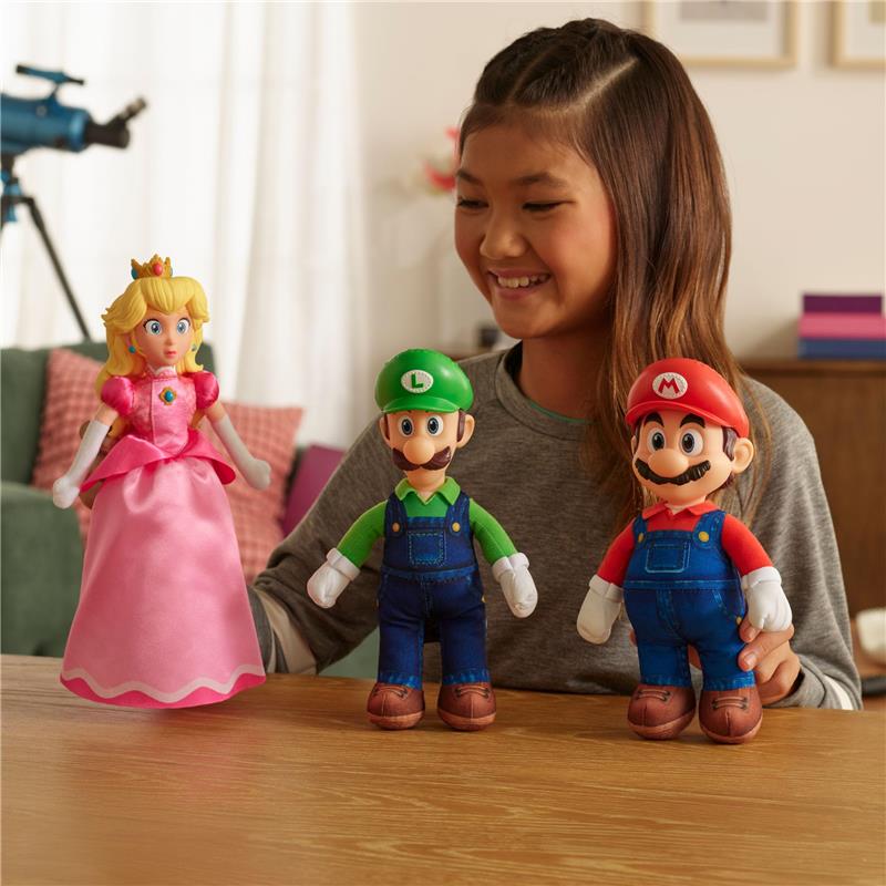 Jakks THE SUPER MARIO BROS MOVIE Plush, Luigi  Image 3