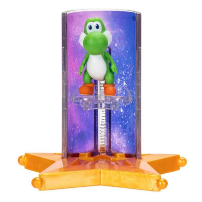 Jakks The Super Mario Galaxy Movie, 1.5” Mini Figure with Star Launcher Accessory, Yoshi Image 1