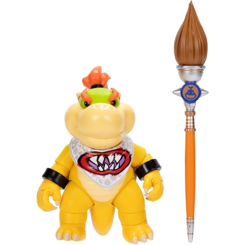 Jakks The Super Mario Galaxy Movie 5” Action Figures, Bowser Jr Image 3