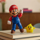 Jakks The Super Mario Galaxy Movie 5” Action Figures, Mario with Yellow Glow-in-The Dark Luma Star Image 4