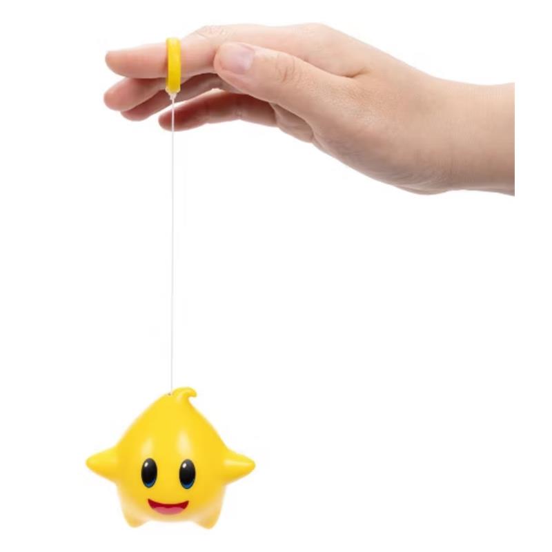 Jakks The Super Mario Galaxy Movie, Yellow Luma Retractable Star Image 2