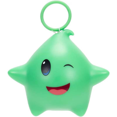 Green Yoyo featuring a smiling Luma character from Super Mario Galaxy with a ring for easy carrying.