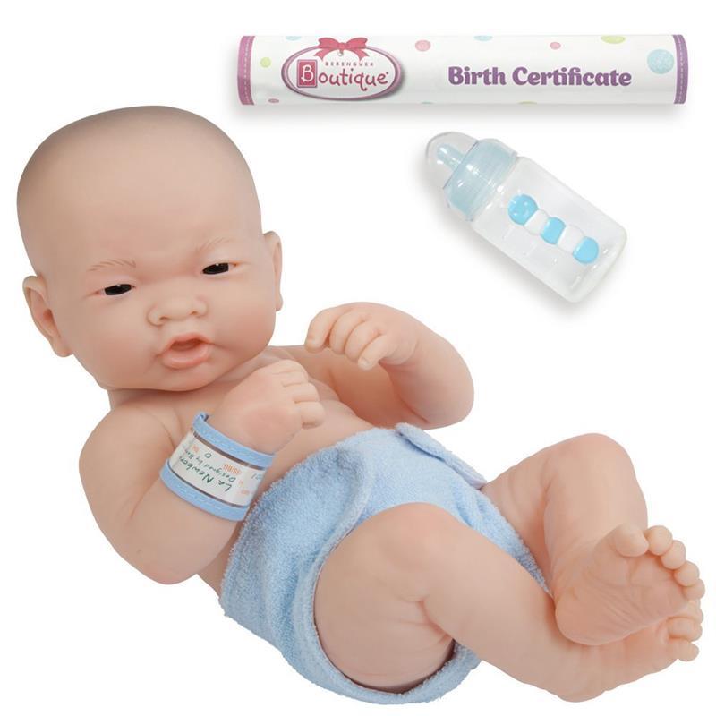 Jc Toys La Newborn 14 First Day Real Boy Asian Baby Doll Image 1