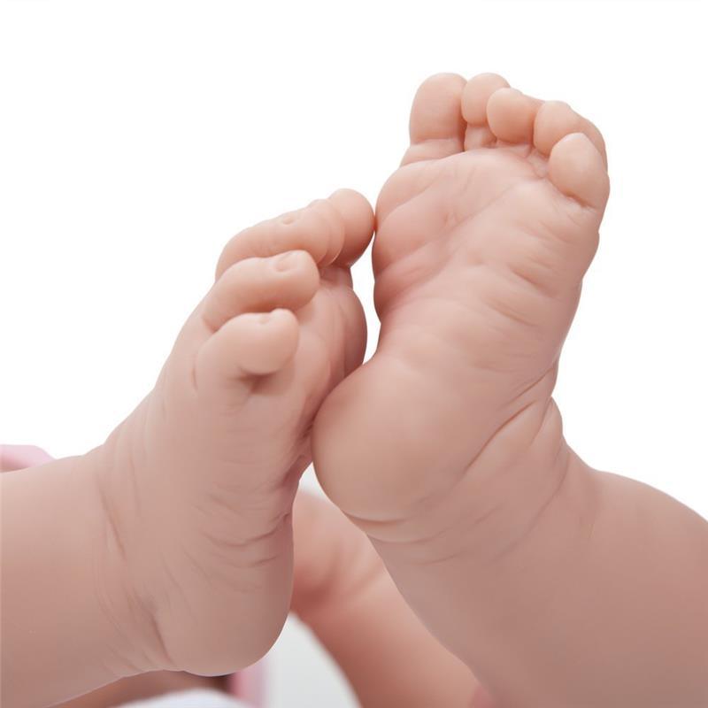 JC Toys La Newborn Realistic 17 REAL BOY Baby Doll, Blue Layette Image 4