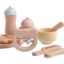 JC Toys - Real Wood 10 Piece Baby's First Care Set, Parfait Collection Twiggly Toys  Image 3