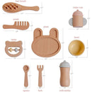 JC Toys - Real Wood 10 Piece Baby's First Care Set, Parfait Collection Twiggly Toys  Image 4