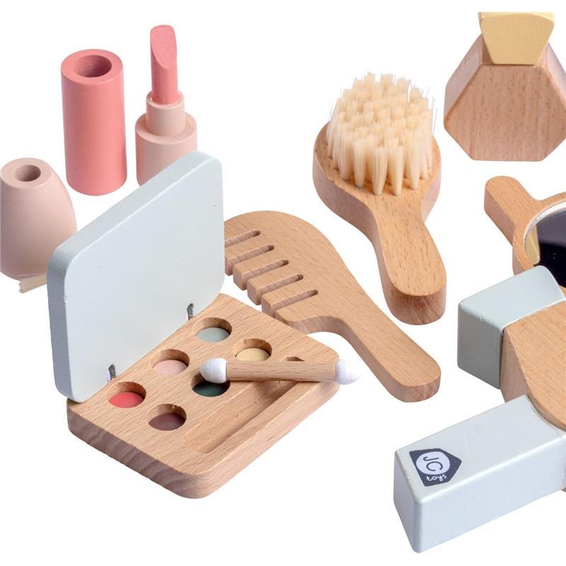 JC Toys - Real Wood 10 Piece Personal Care-Make Up Set, Parfait Collection, Ages 3+, Twiggly Toys  Image 5