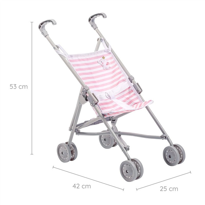 JC Toys Single Umbrella Stroller Pink 2+ Image 2