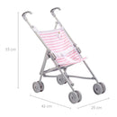 JC Toys Single Umbrella Stroller Pink 2+ Image 2