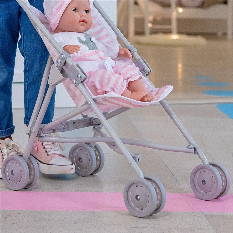 JC Toys Single Umbrella Stroller Pink 2+ Image 5