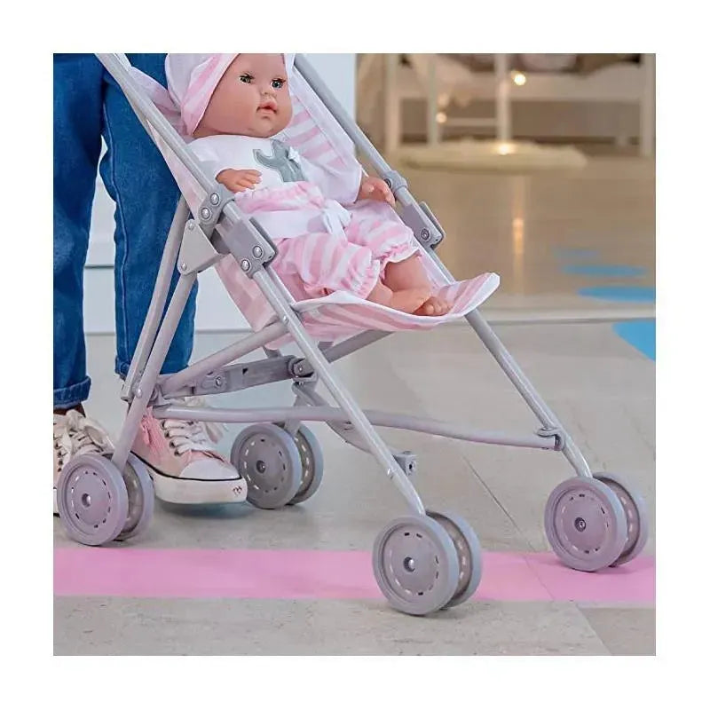 pink umbrella stroller JC Toys Single Umbrella Stroller Pink 2+