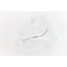 Jefferies Socks 6Pk Seamless Unisex White Baby Socks Image 2