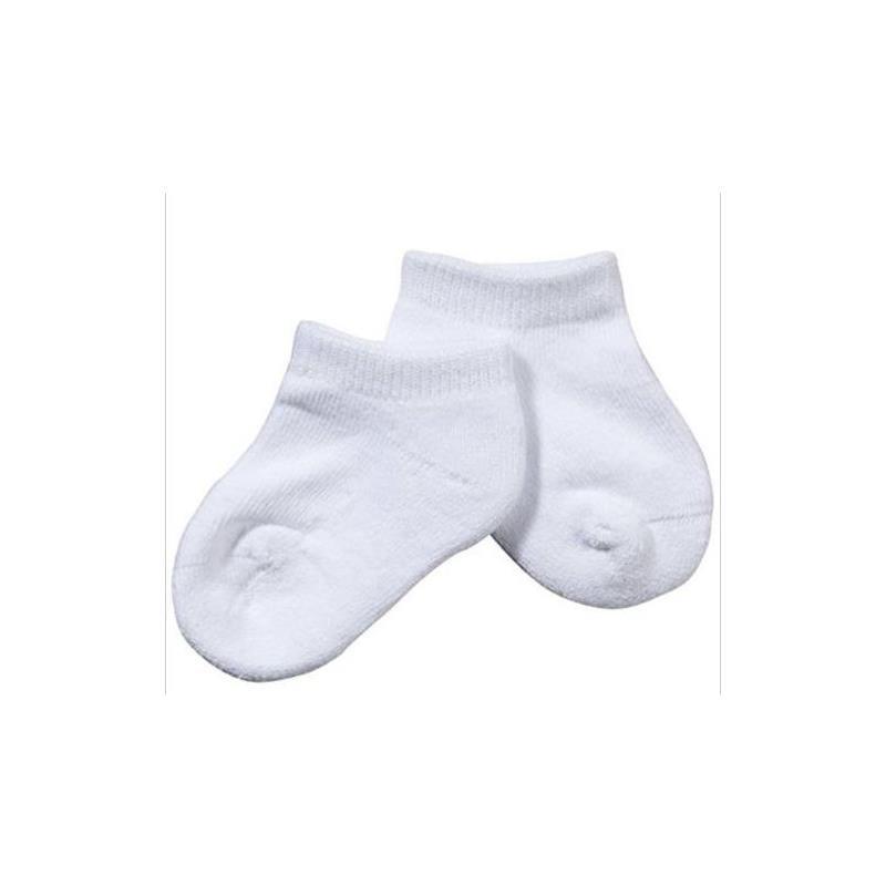 Jefferies Socks Baby Seamless Sport Low Cut Half Cushion, 6-Pack, White Image 1