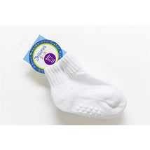 Jefferies Socks Non-Skid Seamless 3Pk White Gripper Baby Socks Image 1
