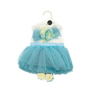 Jlika - Newborn Girl Tutu Set Skirt With Headband Infant Outfit - Blue Image 5