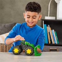 John Deere - Monster Treads Rev Up Tractor Kids Toy Image 2
