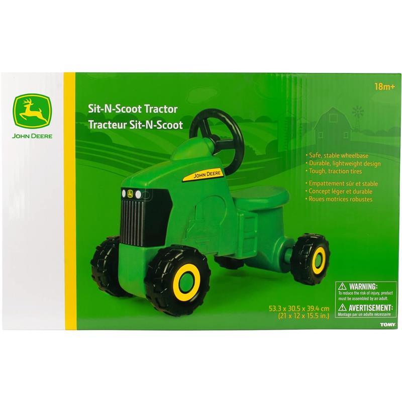  John Deere - Sit-N-Scoot Tractor - Kids' Ride On Toy, Green Image 2