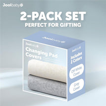 Jool Baby - Change Pad Cover Wave, White/Gray Image 2