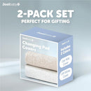 Jool Baby - Change Pad Cover Wave, White/Oat Image 2