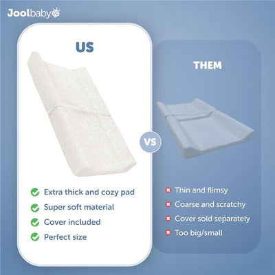 Jool Baby - Changing Pad Wave, Off White Image 2