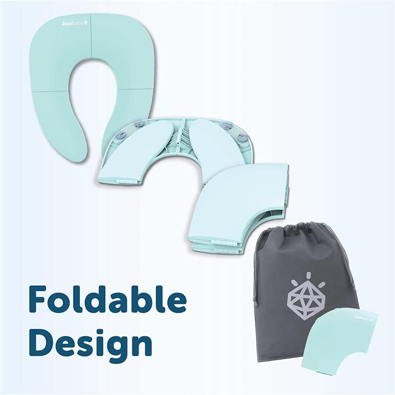 Jool Baby - Folding Travel Potty Seat, Aqua Image 7
