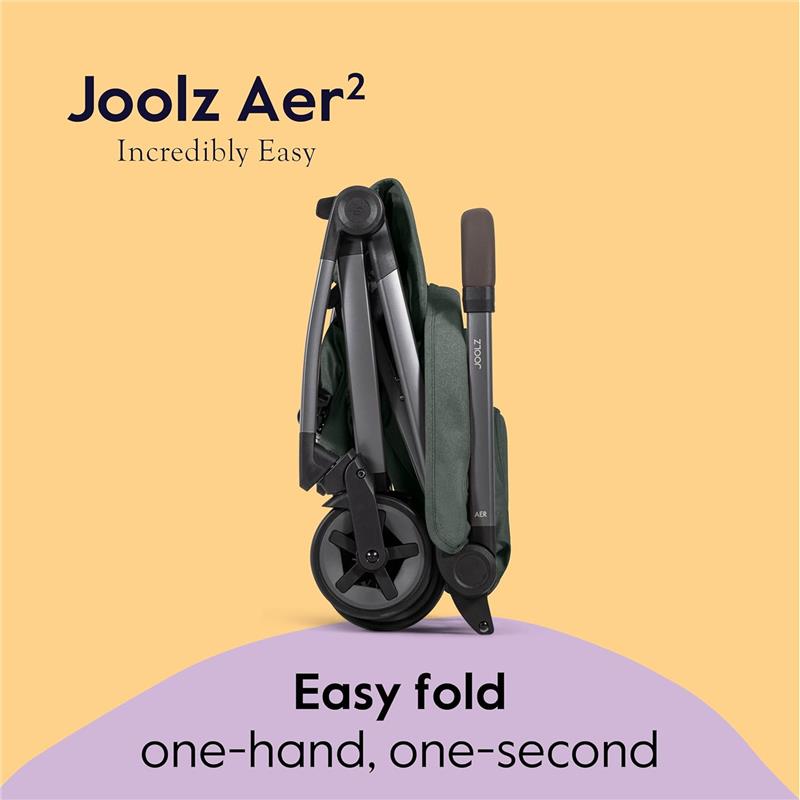 Joolz - Aer² Lightweight Compact Stroller, Forest Green Image 3