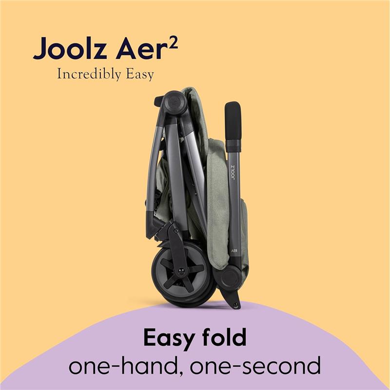 Joolz - Aer² Lightweight Compact Stroller, Sage Green Image 2