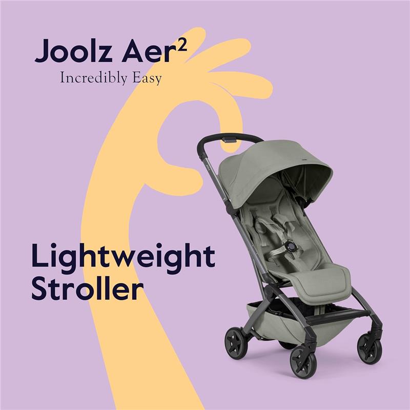Joolz - Aer² Lightweight Compact Stroller, Sage Green Image 3