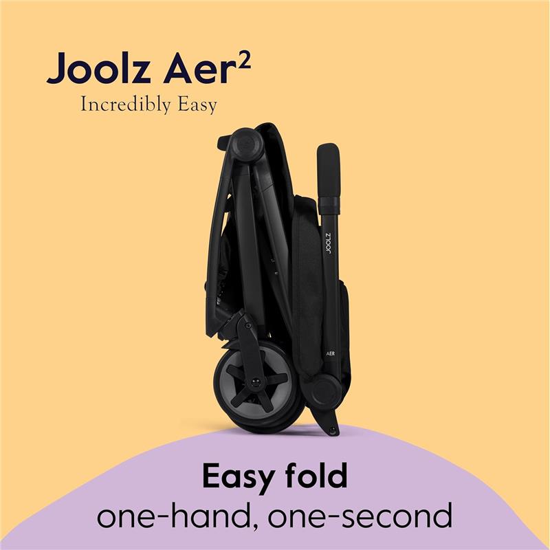 Joolz - Aer² Lightweight Compact Stroller Space Black Image 2