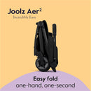 Joolz - Aer² Lightweight Compact Stroller Space Black Image 2