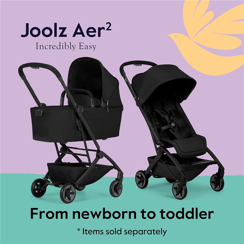 easy stroller for toddler Joolz Aer2 Lightweight Stroller, Space Black