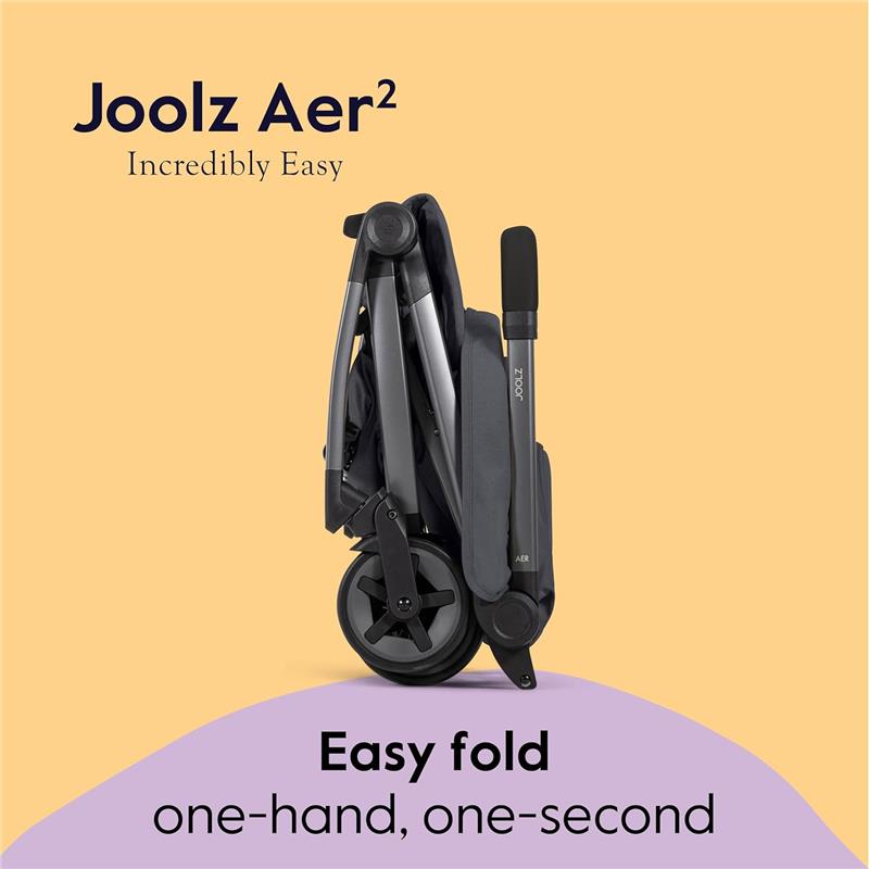Joolz - Aer² Lightweight Compact Stroller, Stone Grey Image 4