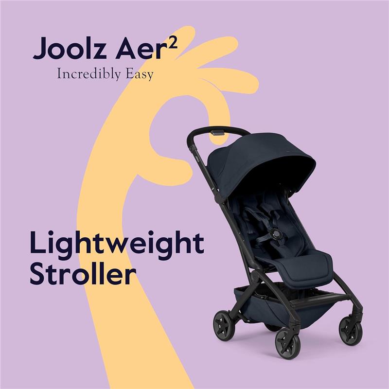 Joolz - Aer² Lightweight Compact Stroller, Dark Navy Blue Image 2